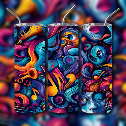 Psychedelic Tumbler