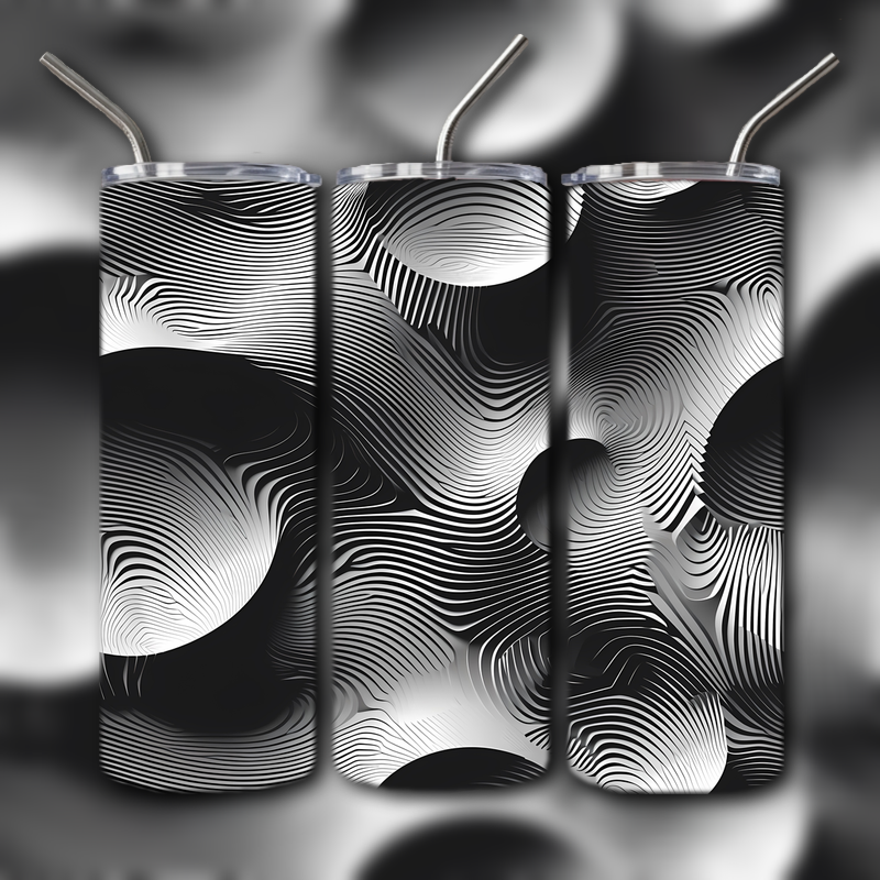 Abstract 3D Art Tumbler