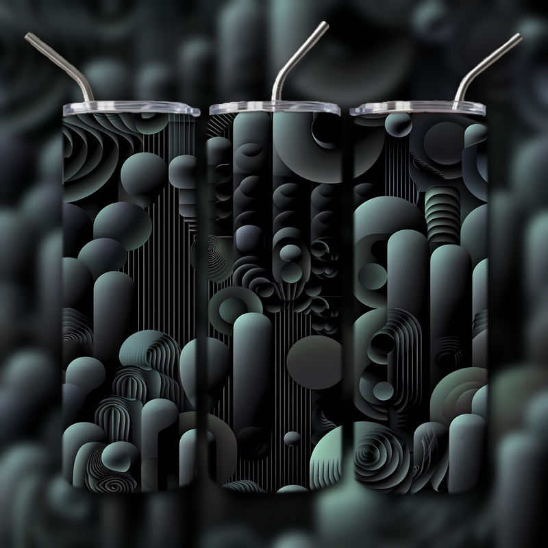 Abstract 3D Art Tumbler