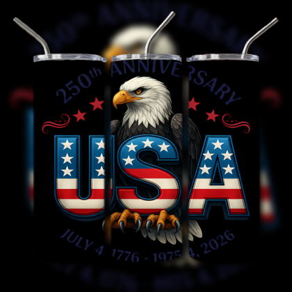 God and Country Patriotic Tumbler