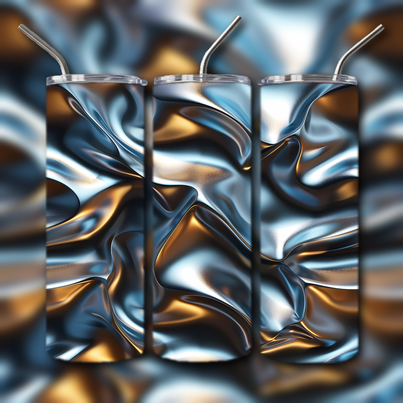Abstract 3D Art Tumbler