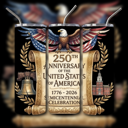 God and Country Patriotic Tumbler