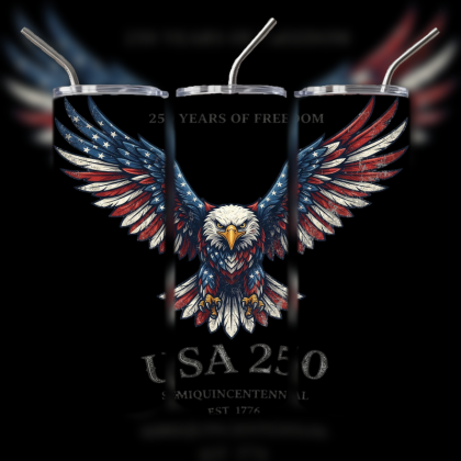 God and Country Patriotic Tumbler