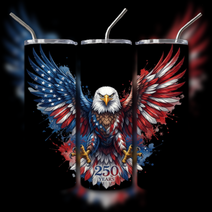 God and Country Patriotic Tumbler