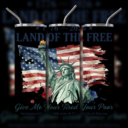 God and Country Patriotic Tumbler