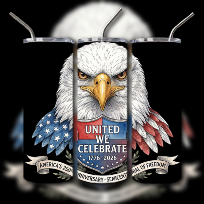 God and Country Patriotic Tumbler