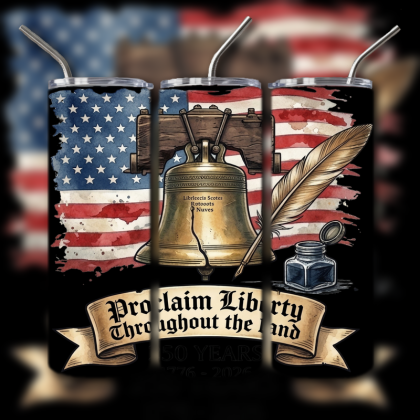 God and Country Patriotic Tumbler