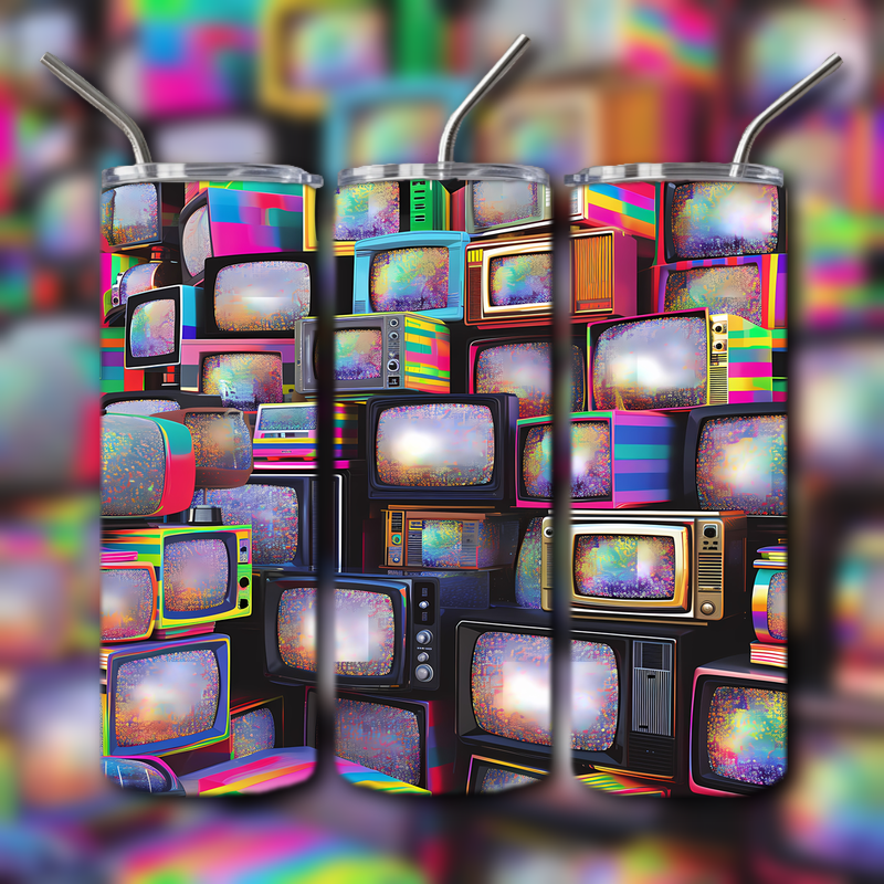 Abstract 3D Art Tumbler