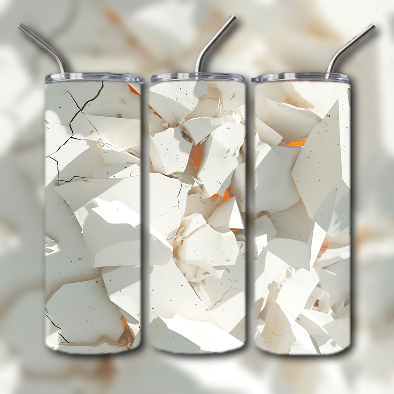 Abstract 3D Art Tumbler