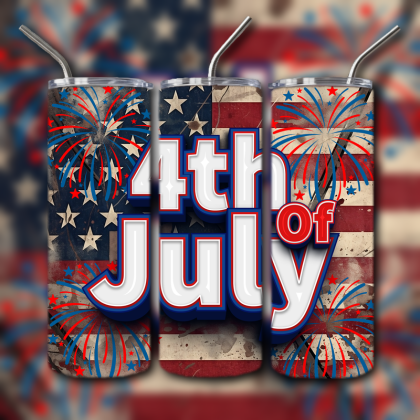 4th of July Tumbler