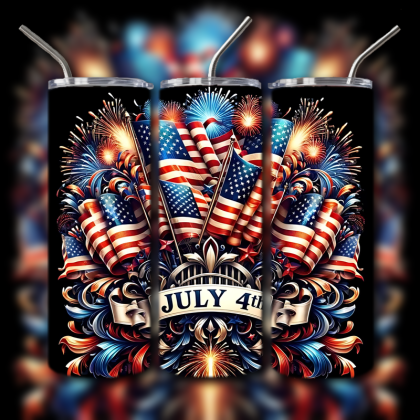 4th of July Tumbler