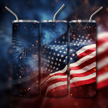 4th of July Tumbler