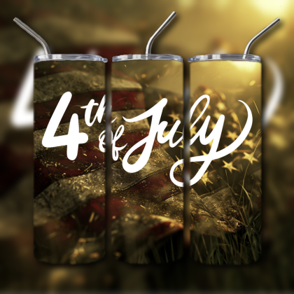 4th of July Tumbler