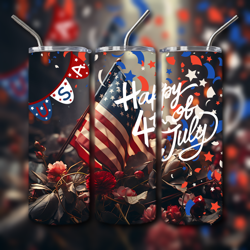 4th of July Tumbler