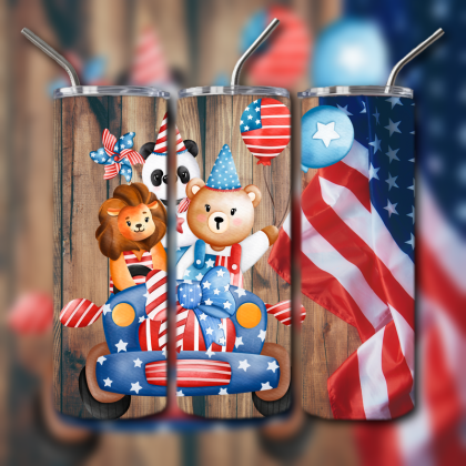 4th of July Tumbler