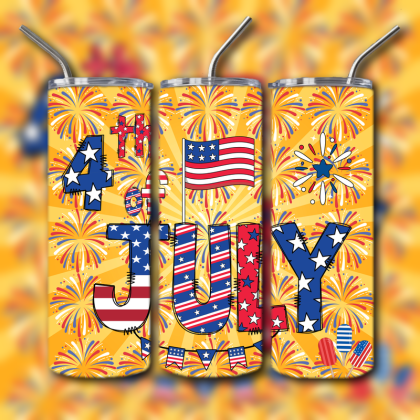 4th of July Tumbler