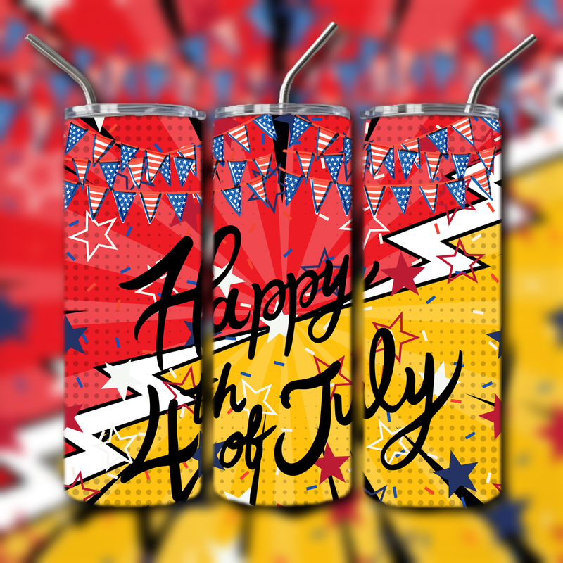 4th of July Tumbler