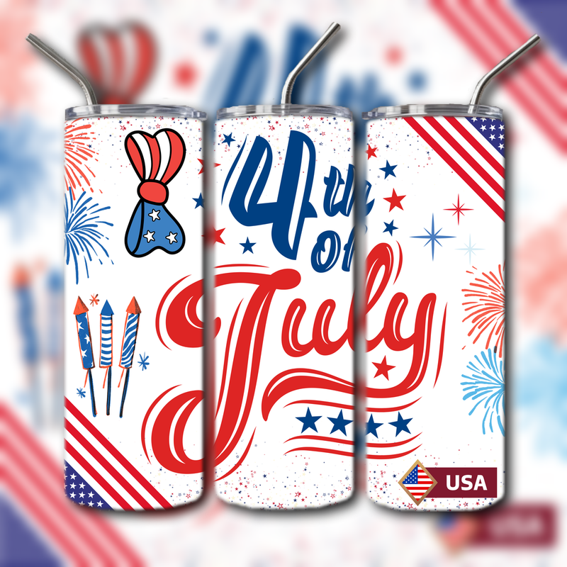 4th of July Tumbler