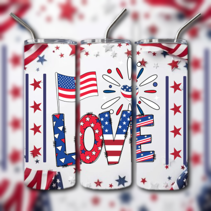 4th of July Tumbler