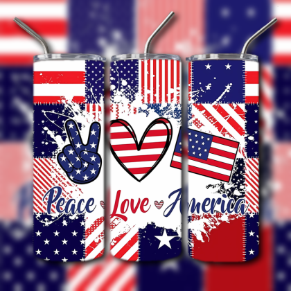 4th of July Tumbler
