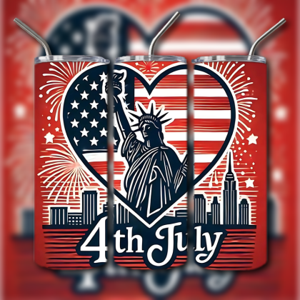 4th of July Tumbler