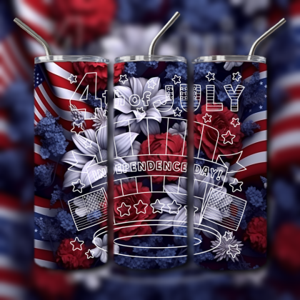 4th of July Tumbler