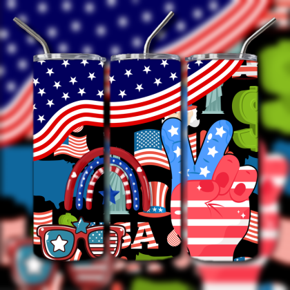 4th of July Tumbler
