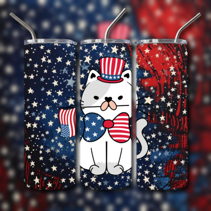 4th of July Tumbler