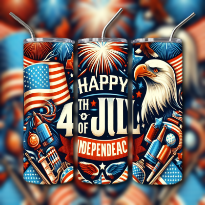 4th of July Tumbler