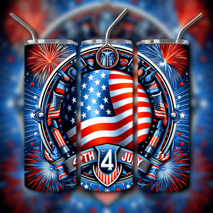 4th of July Tumbler