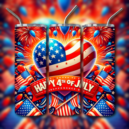 4th of July Tumbler