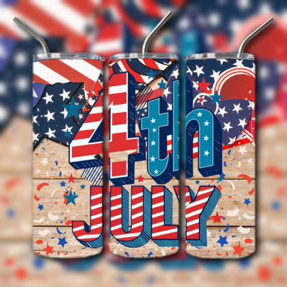 4th of July Tumbler