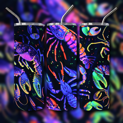Black Light Crustacean Tumbler