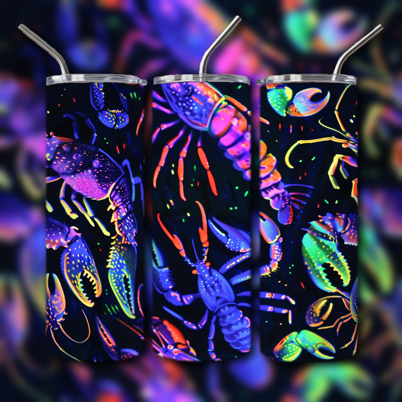 Black Light Crustacean Tumbler
