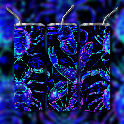 Black Light Crustacean Tumbler