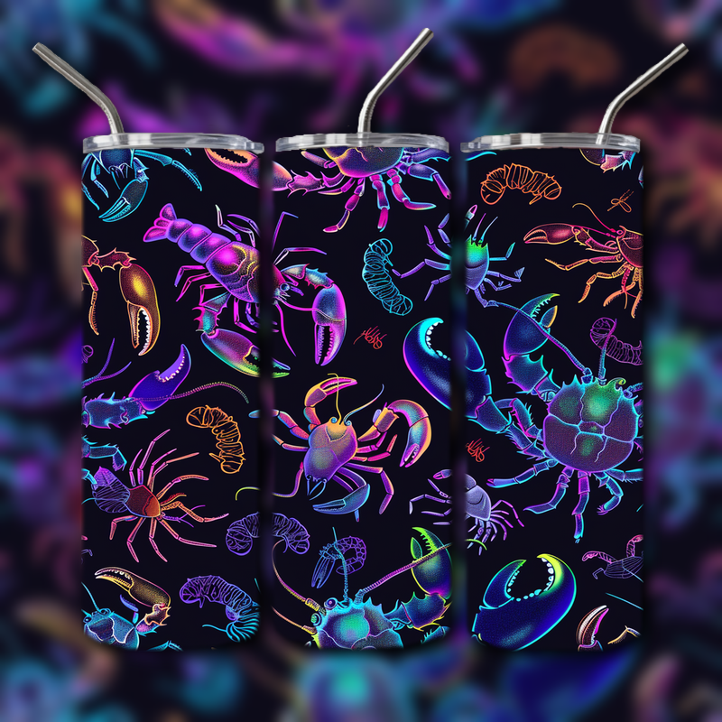 Black Light Crustacean Tumbler
