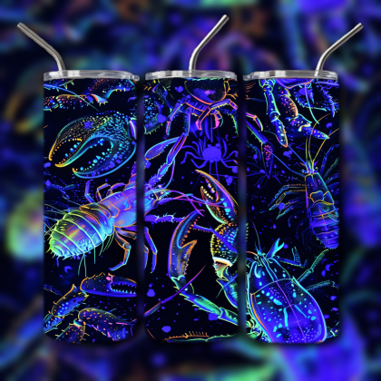 Black Light Crustacean Tumbler