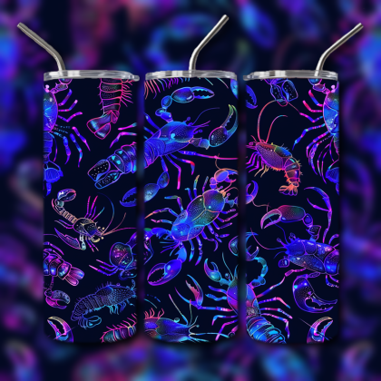 Black Light Crustacean Tumbler