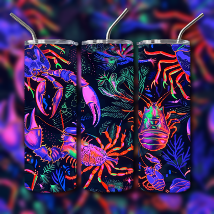 Black Light Crustacean Tumbler