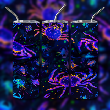 Black Light Crustacean Tumbler