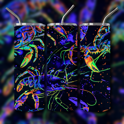 Black Light Crustacean Tumbler