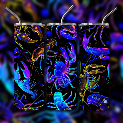 Black Light Crustacean Tumbler
