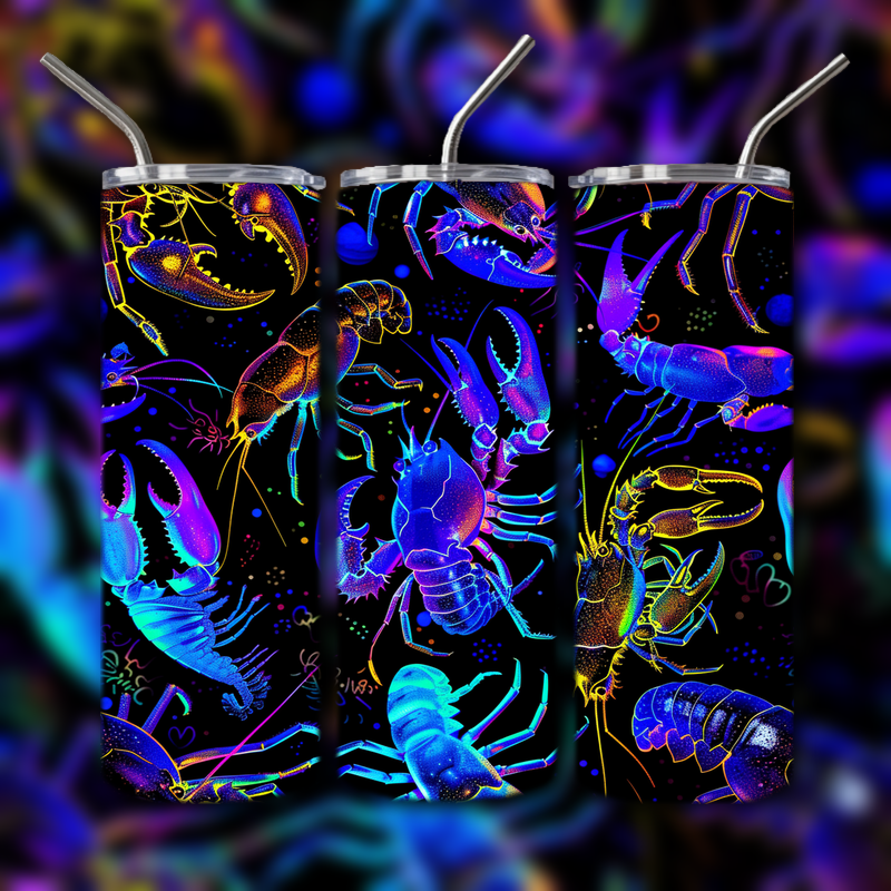 Black Light Crustacean Tumbler