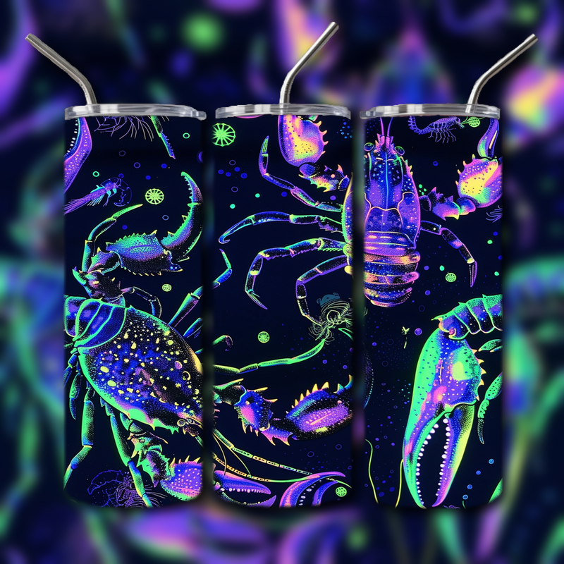 Black Light Crustacean Tumbler