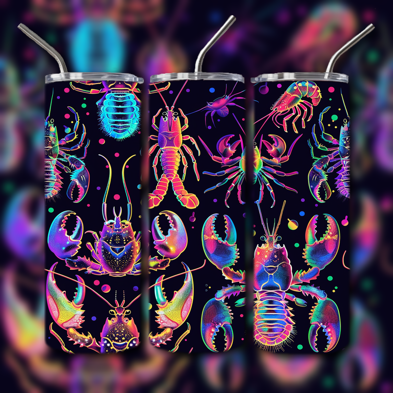 Black Light Crustacean Tumbler