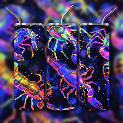 Black Light Crustacean Tumbler