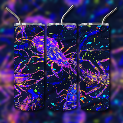 Black Light Crustacean Tumbler