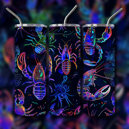 Black Light Crustacean Tumbler