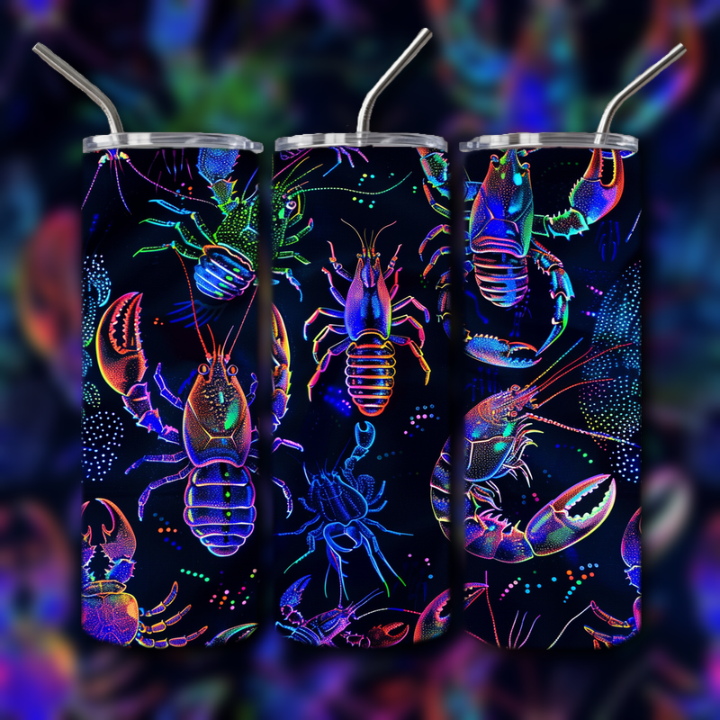 Black Light Crustacean Tumbler