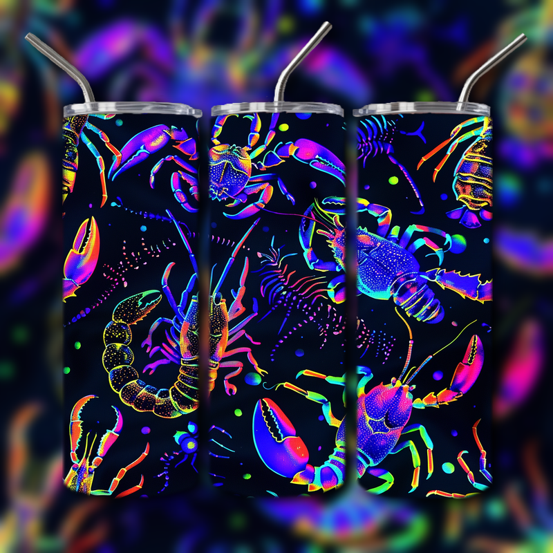 Black Light Crustacean Tumbler